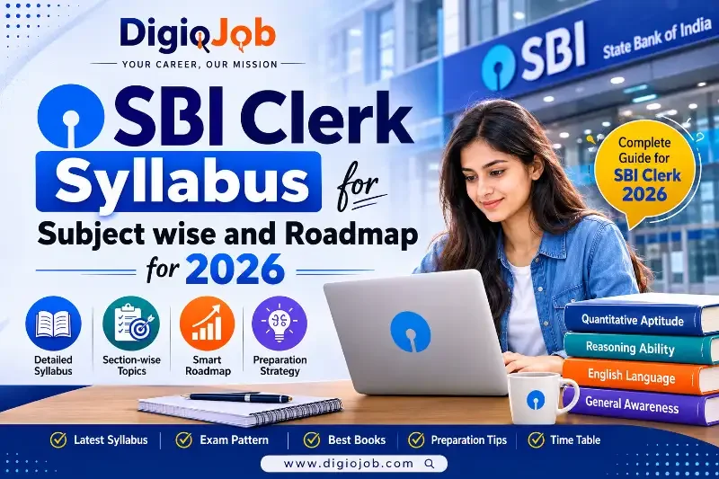 SBI Clerk Syllabus for Subject wise and Roadmap for 2026